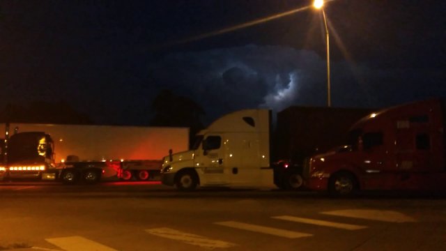 Lightening storm