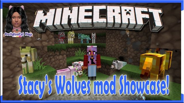 Minecraft - Stacys Wolves mod Showcase!