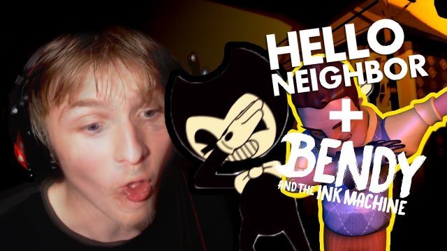 BENDY AND NEIGHBOR IN  JOINED FORCES | Hello Neighbor + Bendy and The Ink Machine (Halloween update)