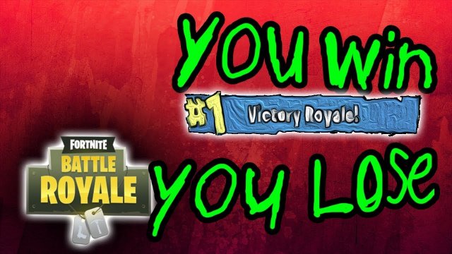 You Win You Lose!!!!!  | Fortnite BR |