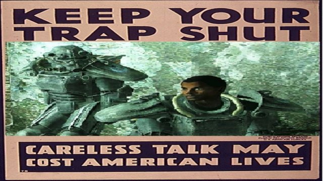Fallout 3 Idle talk may cost lives