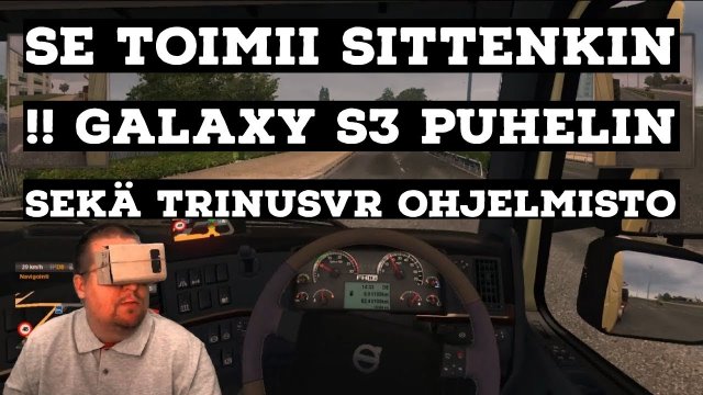It's alive !! Playing PC game with Galaxy S3 + TrinusVR + cardboard VR headset