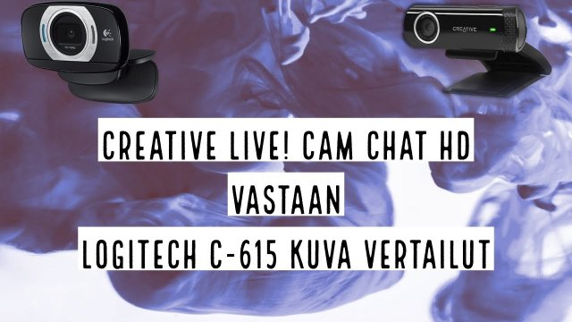Creative Live! Cam Chat HD VS Logitech c-615 side-by-side comparison