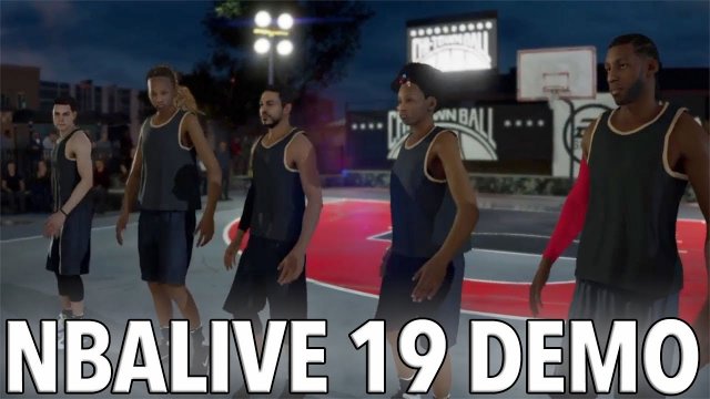 NBA LIVE 19 DEMO GAMEPLAY - FEELS LIKE LIVE 18