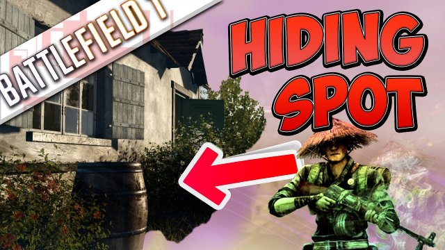 New Hiding/Camping Spot?? | Battlefield 1 Funny Moments