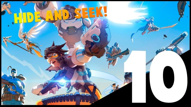 Hiding in a bush! | Overwatch Hide And Seek Part 10