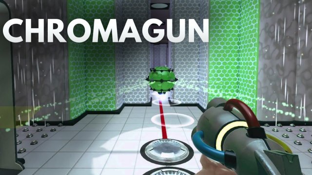 One Shot - Chromagun: Portal With Paint balls!