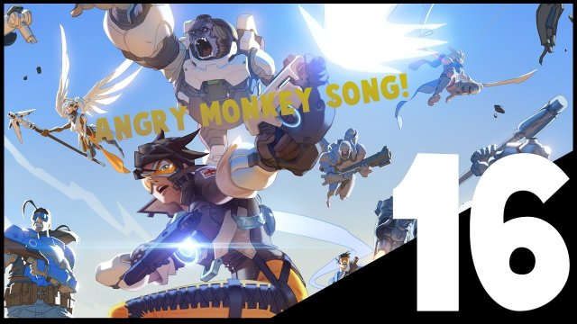 Angry Monkeys And The Angry Monkey Song! | Overwatch Funny Moments Part 16
