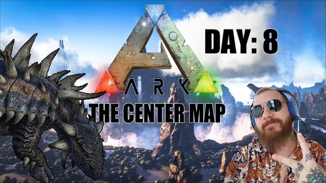 Day:8 Ark:Survival Evolved. Center map. In search of Ankylo