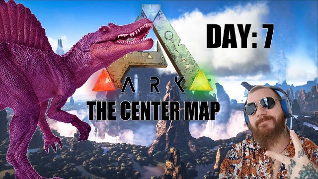 Day:7. Ark:Survival Evolved. Center map. Solo Taming a Spino