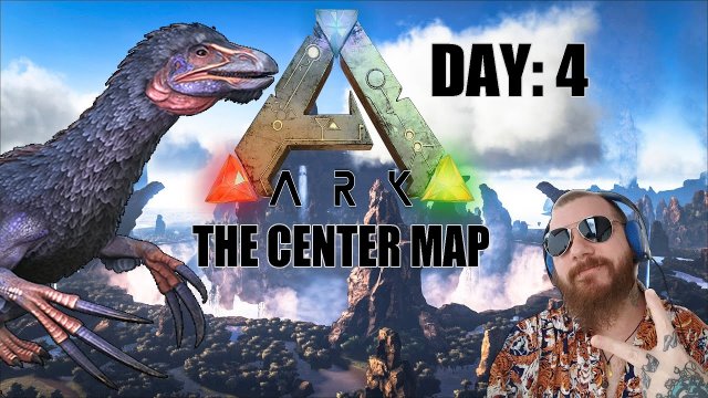 Day:4. Ark:Survival Evolved. Center map. Taming a Therizinosaurus