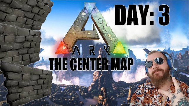 Day:3 Ark:Survival Evolved. Center map. START A BASE