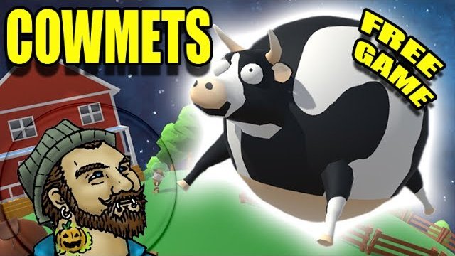 WTF IS THIS GAME? Cows in space? FREE INDIE GAME - COWMETS -